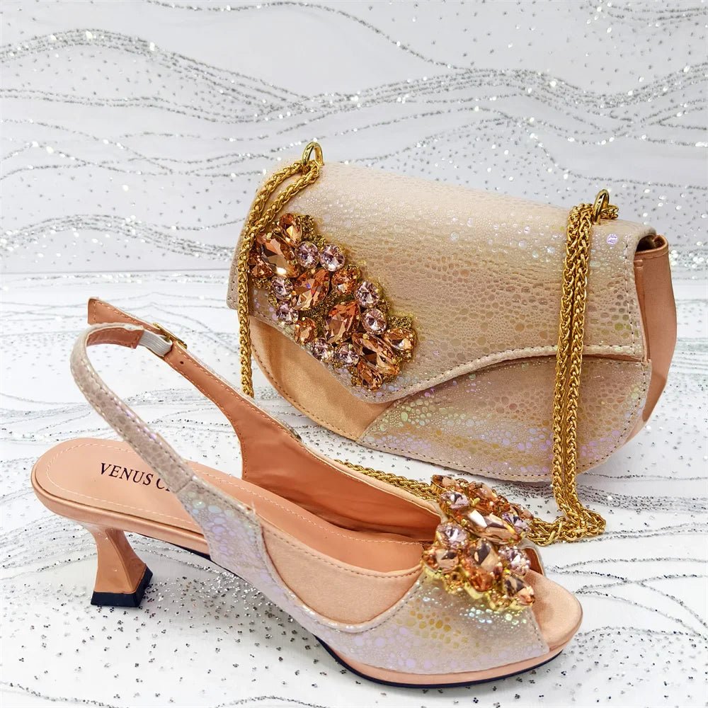 Italian Shoes And Bag Sets For HV1-1 - Luzilly Bridal & Apparel