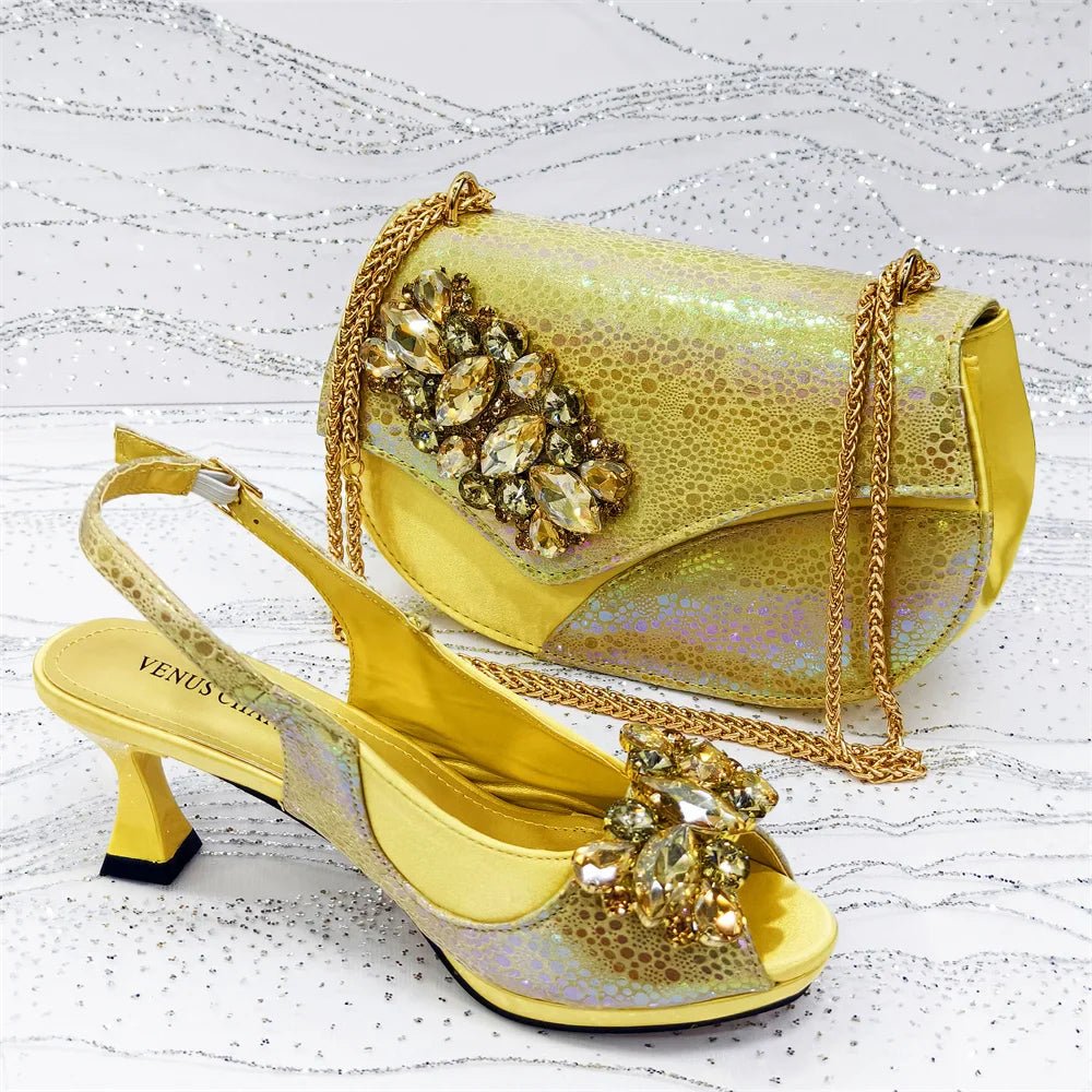 Italian Shoes And Bag Sets For HV1-1 - Luzilly Bridal & Apparel