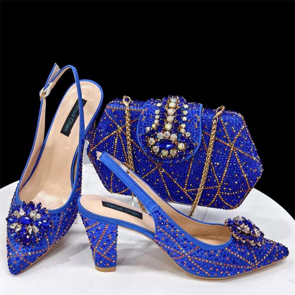Italian Shoes And Bag Sets HDF1-39 - Luzilly Bridal & Apparel