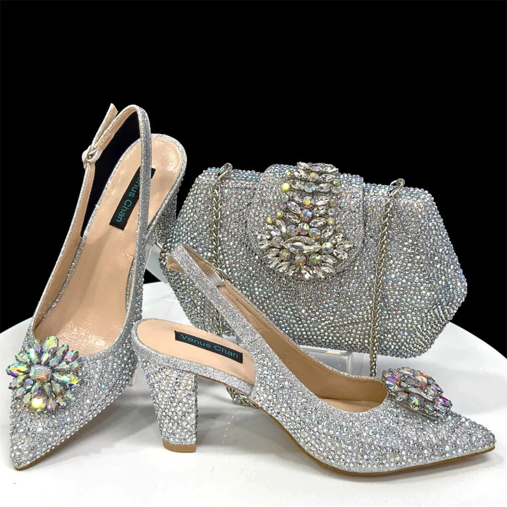 Italian Shoes And Bag Sets HDF1-39 - Luzilly Bridal & Apparel