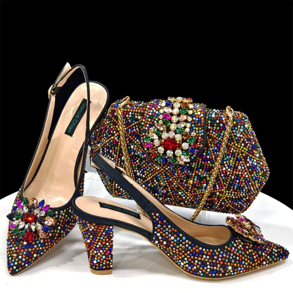 Italian Shoes And Bag Sets HDF1-39 - Luzilly Bridal & Apparel
