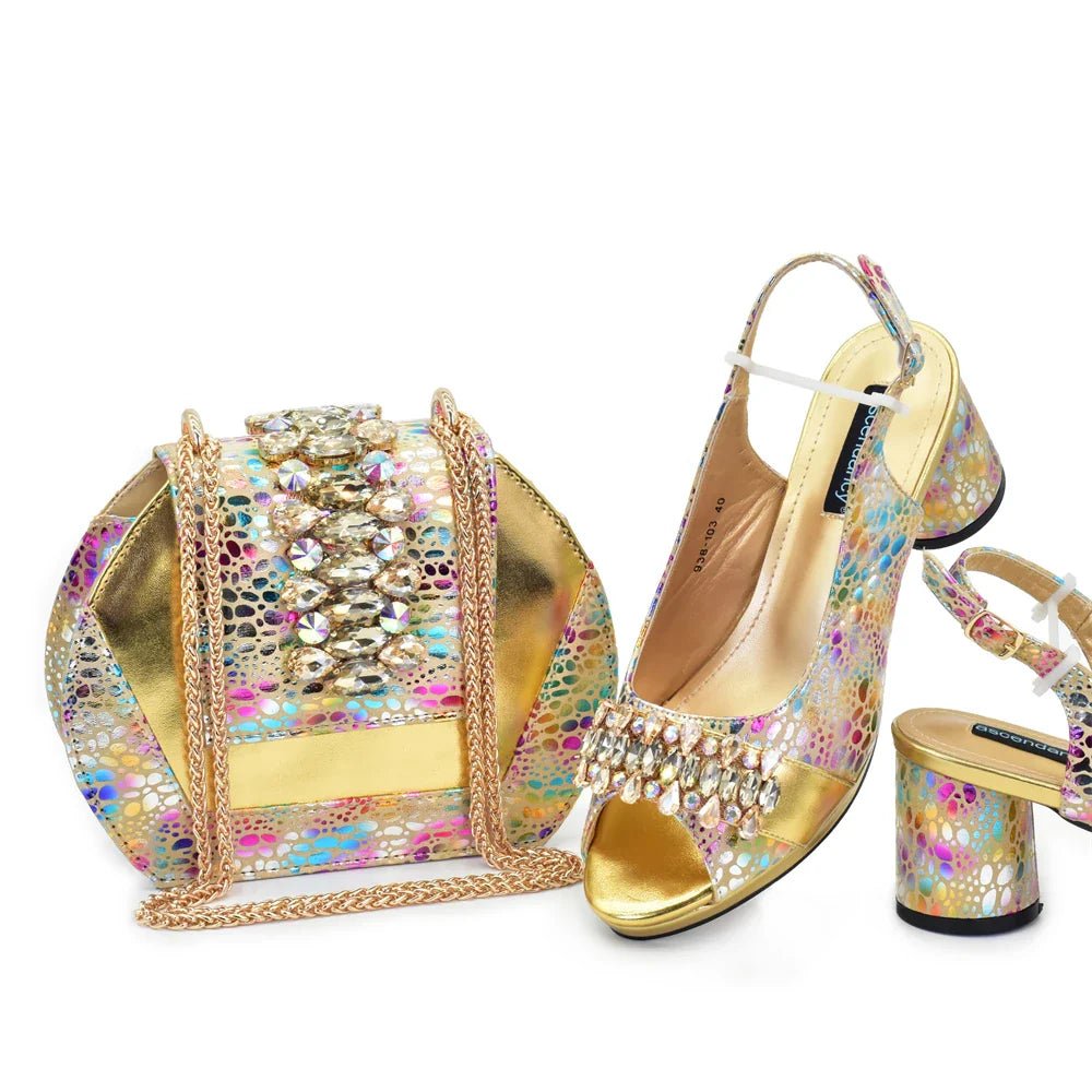 Italian Shoes And Bag Sets HFG1-1 - Luzilly Bridal & Apparel