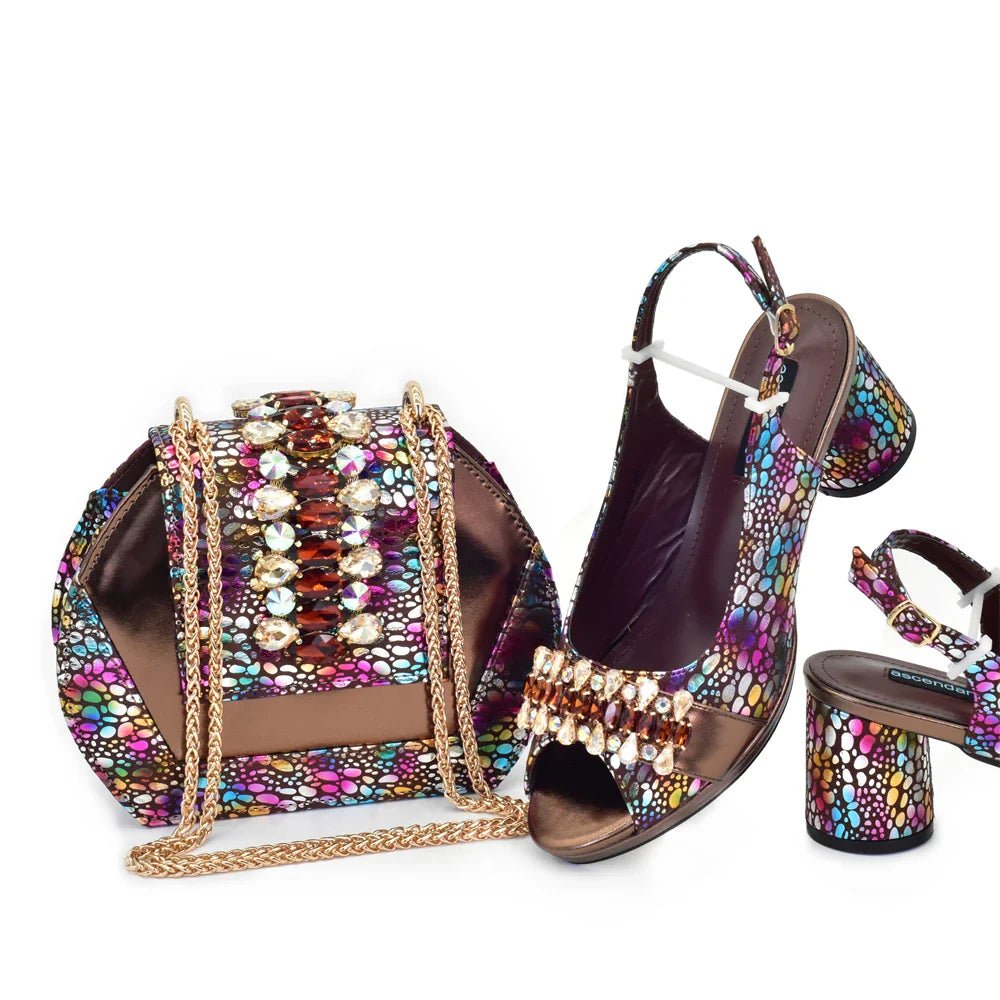 Italian Shoes And Bag Sets HFG1-1 - Luzilly Bridal & Apparel
