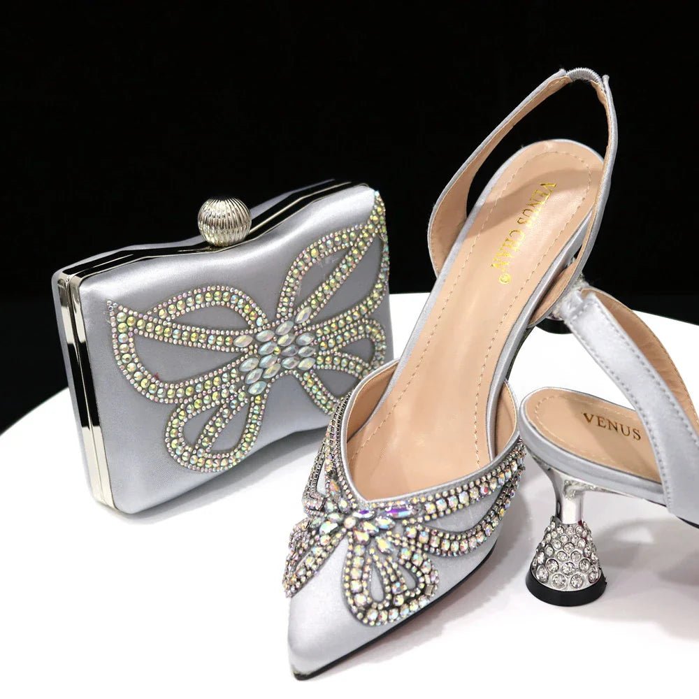 Italian Shoes And Bag Sets HJK1-17 - Luzilly Bridal & Apparel