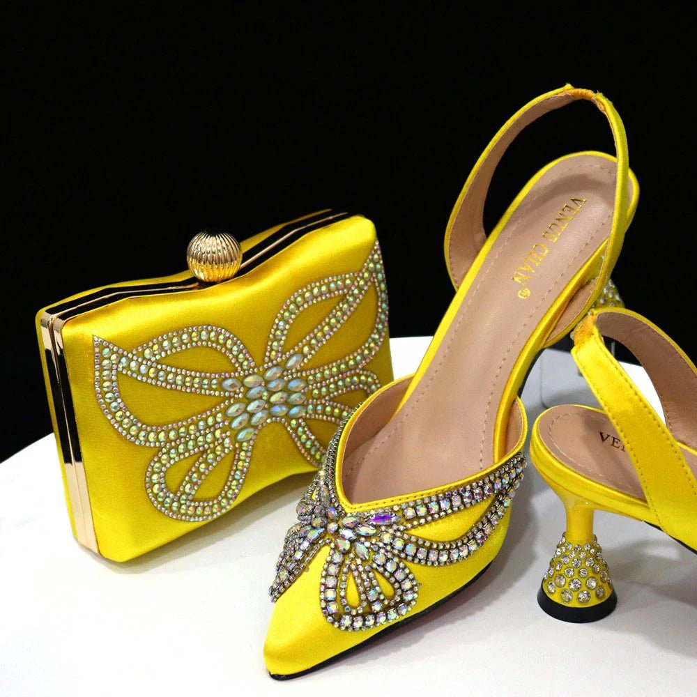 Italian Shoes And Bag Sets HJK1-17 - Luzilly Bridal & Apparel