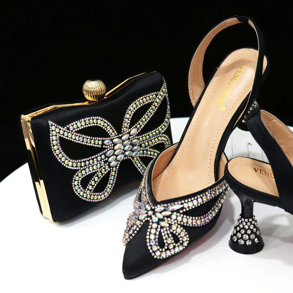 Italian Shoes And Bag Sets HJK1-17 - Luzilly Bridal & Apparel