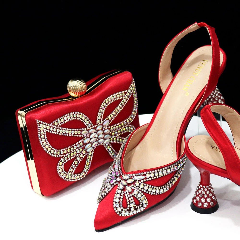 Italian Shoes And Bag Sets HJK1-17 - Luzilly Bridal & Apparel
