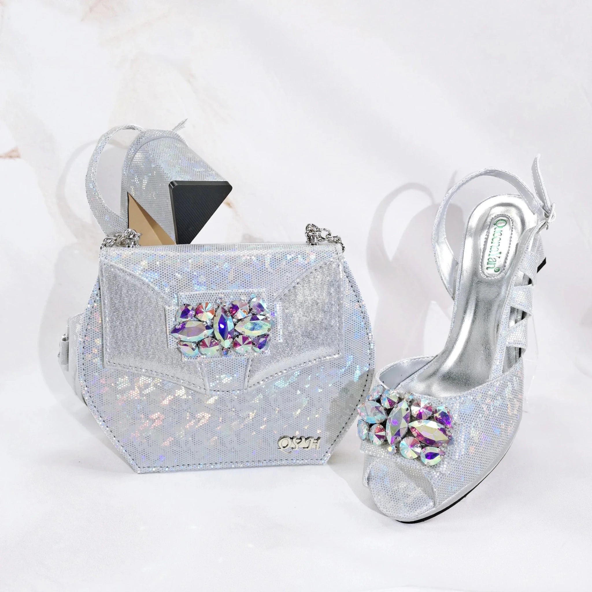 Italian Shoes And Bag Sets HS1-1 - Luzilly Bridal & Apparel