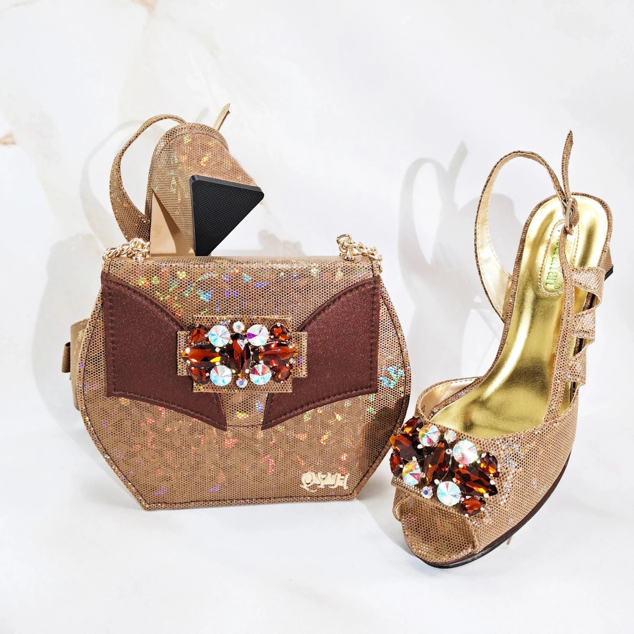 Italian Shoes And Bag Sets HS1-1 - Luzilly Bridal & Apparel