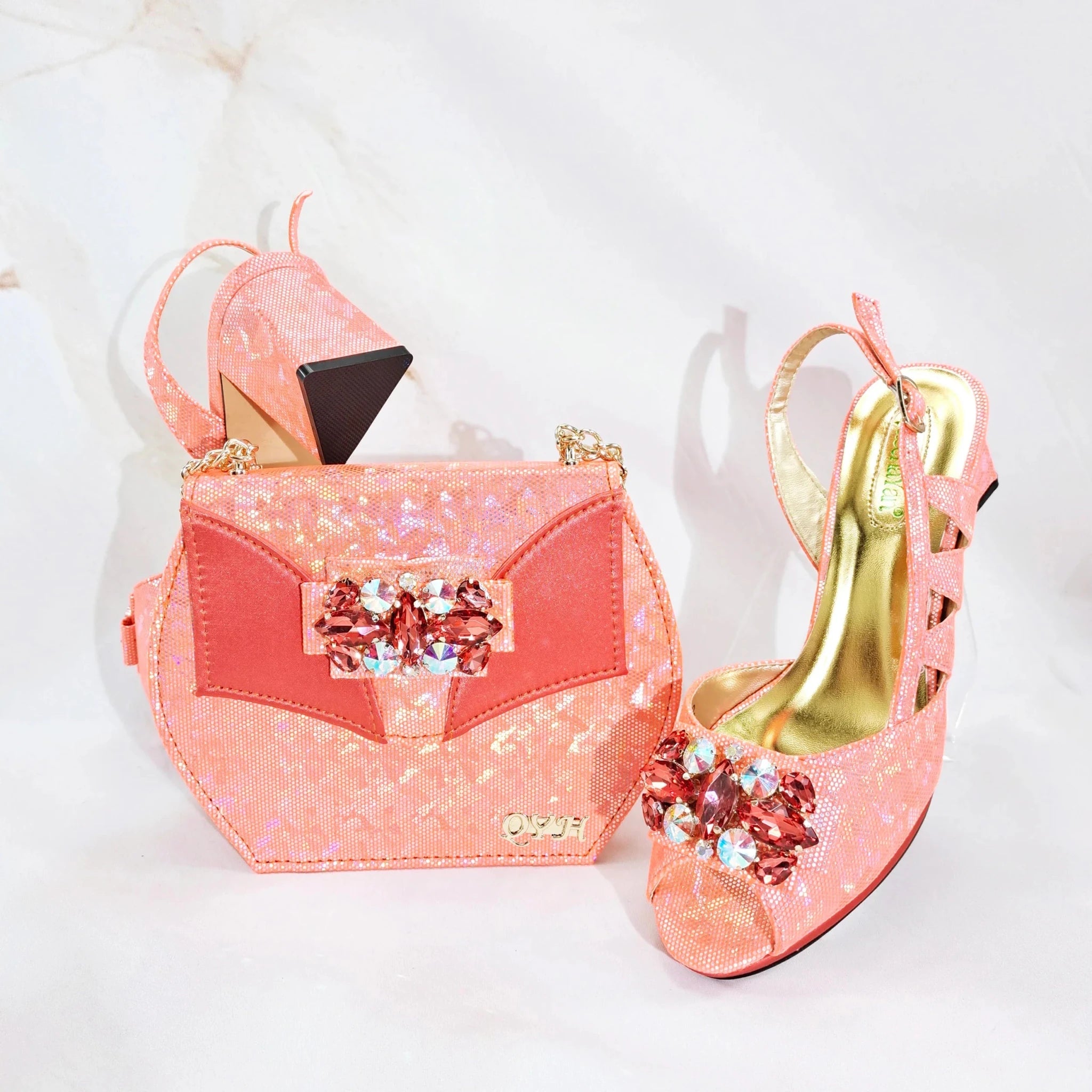 Italian Shoes And Bag Sets HS1-1 - Luzilly Bridal & Apparel