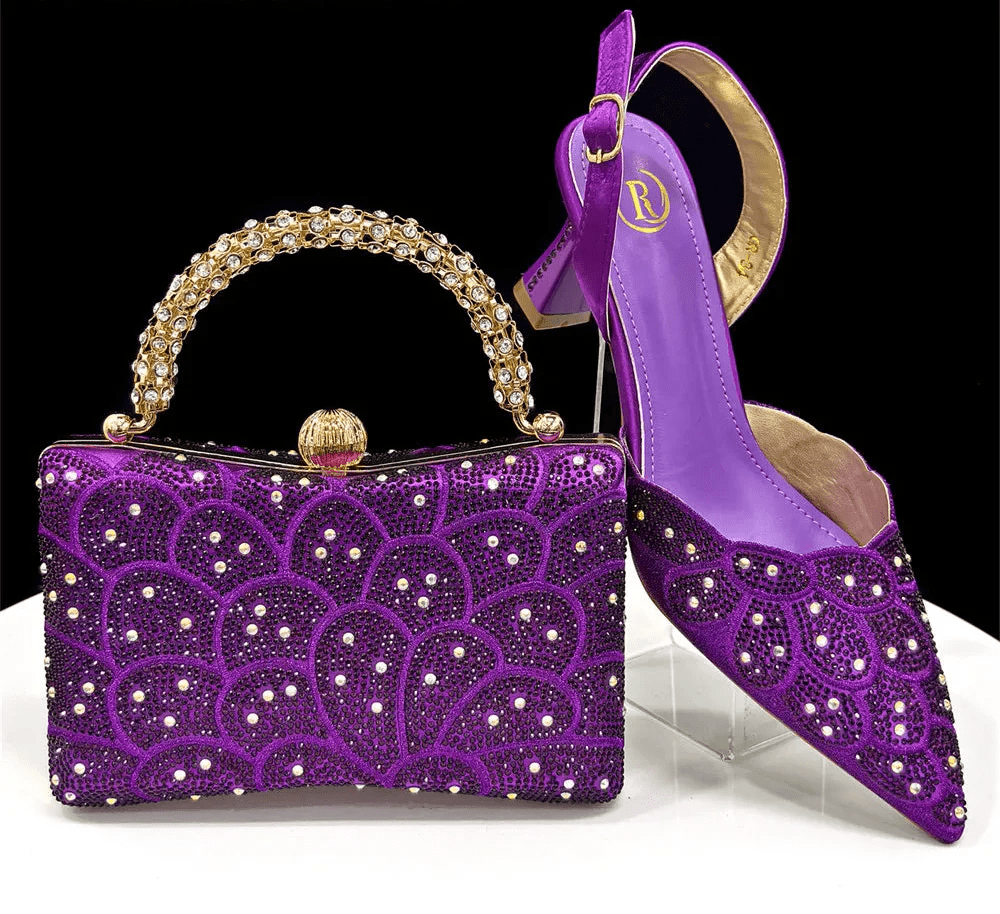 Italian Shoes and Handbags Set EDS5 - Luzilly Bridal & Apparel