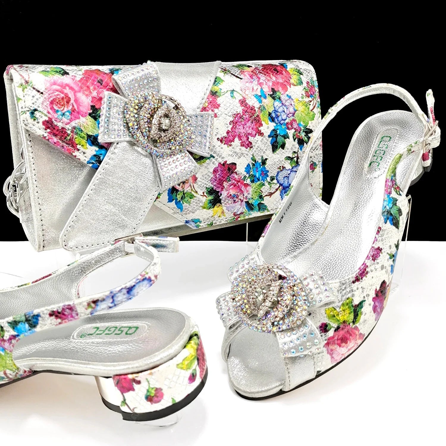 Italian Shoes With Matching Bags HQS1-4 - Luzilly Bridal & Apparel