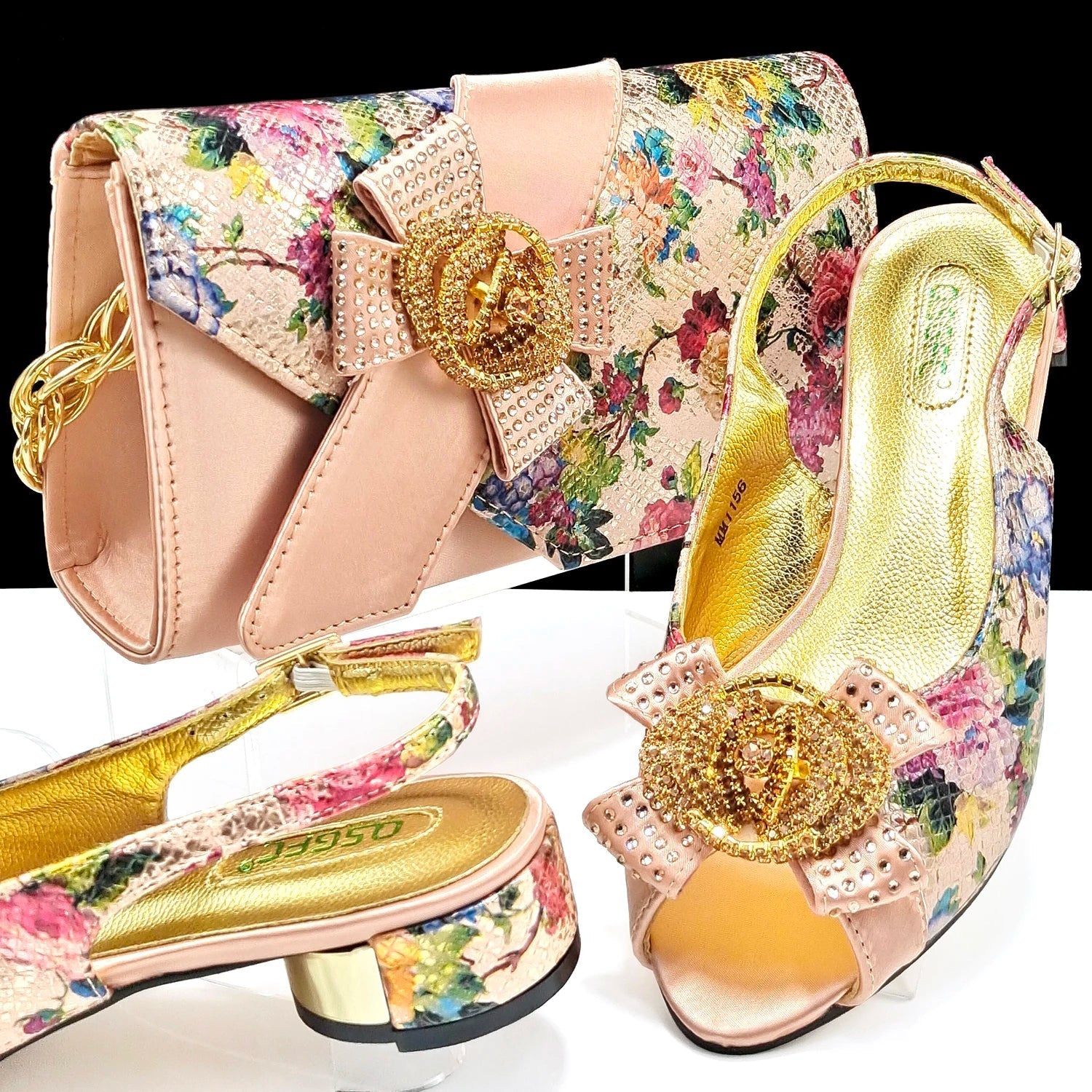 Italian Shoes With Matching Bags HQS1-4 - Luzilly Bridal & Apparel