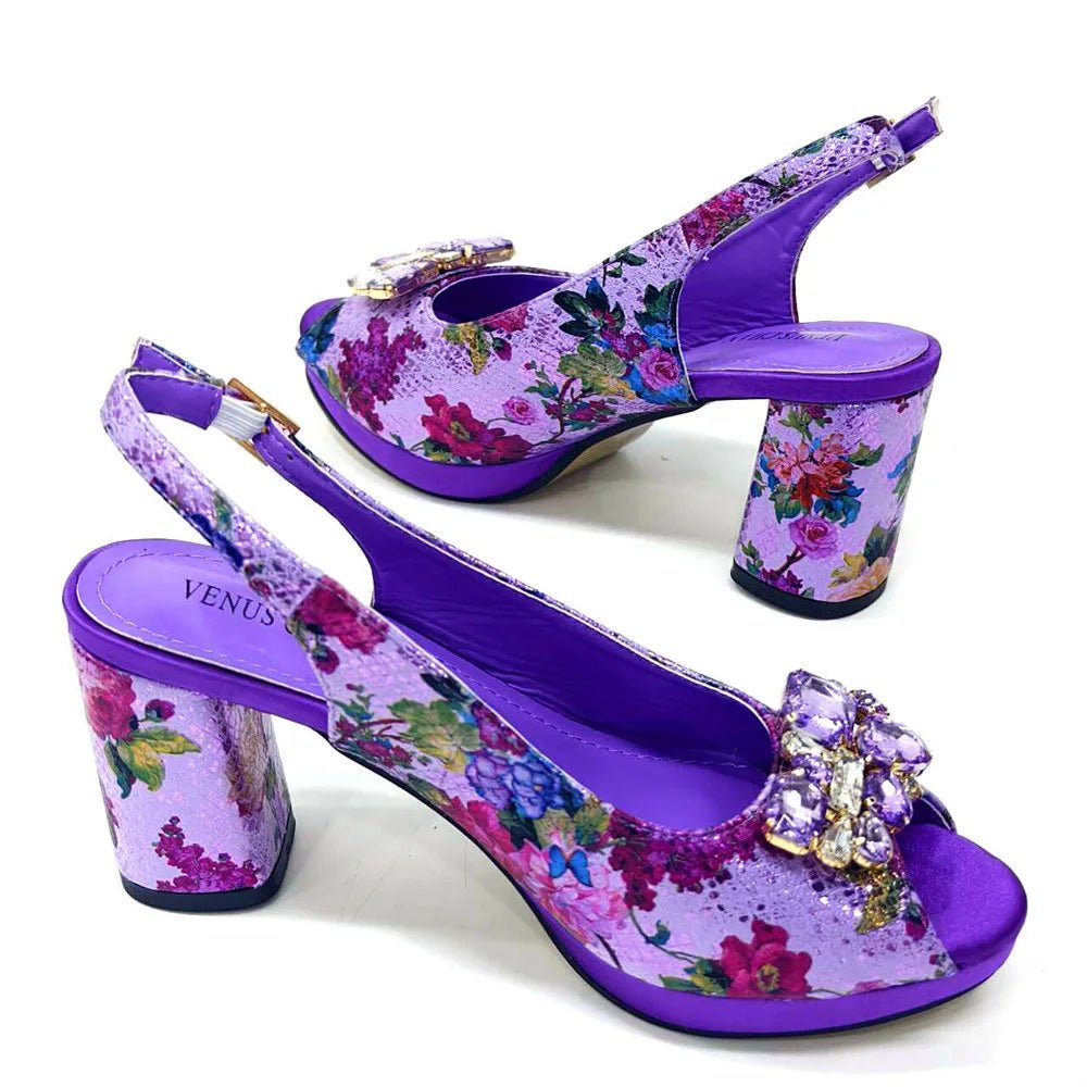 Italian Style Evening Party shoes And Bag Set TYR543 - Luzilly Bridal & Apparel