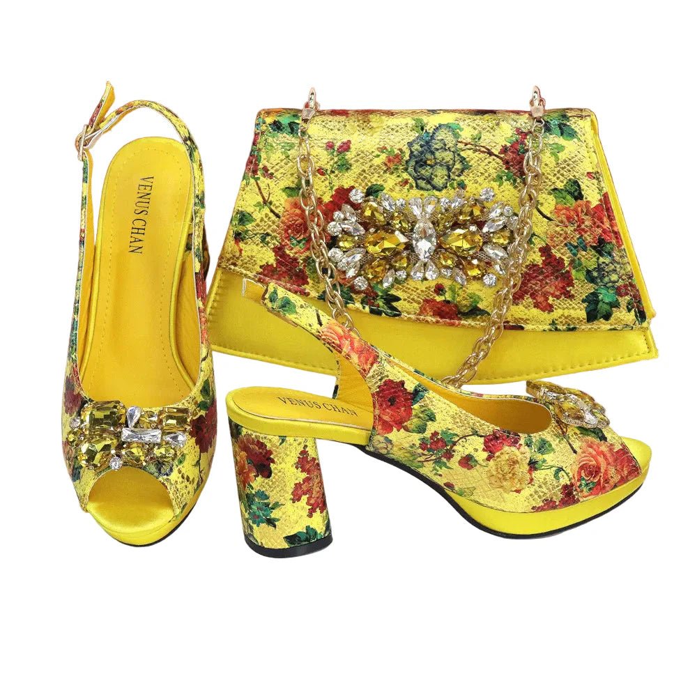 Italian Style Evening Party shoes And Bag Set TYR543 - Luzilly Bridal & Apparel