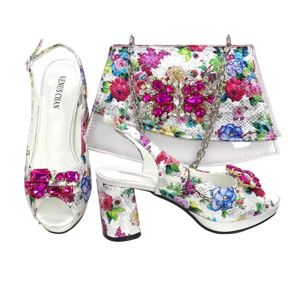 Italian Style Evening Party shoes And Bag Set TYR543 - Luzilly Bridal & Apparel