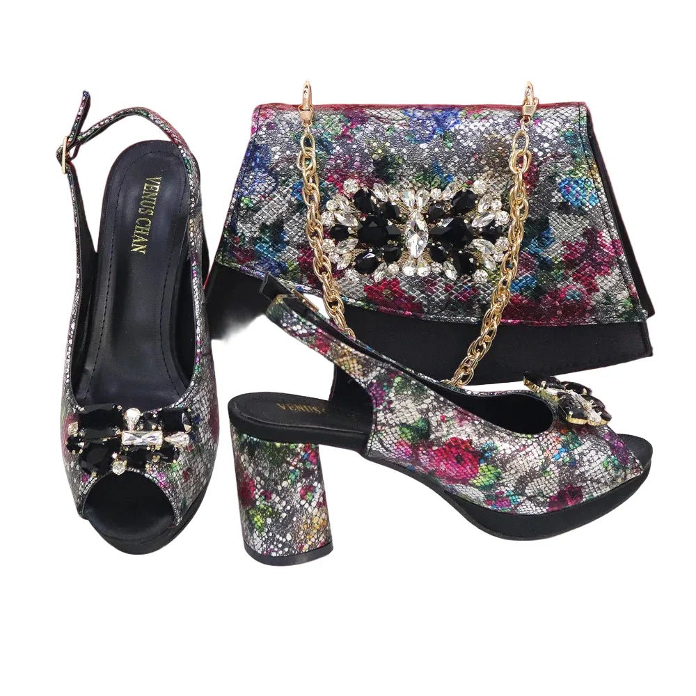 Italian Style Evening Party shoes And Bag Set TYR543 - Luzilly Bridal & Apparel