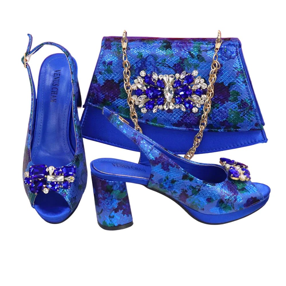 Italian Style Evening Party shoes And Bag Set TYR543 - Luzilly Bridal & Apparel