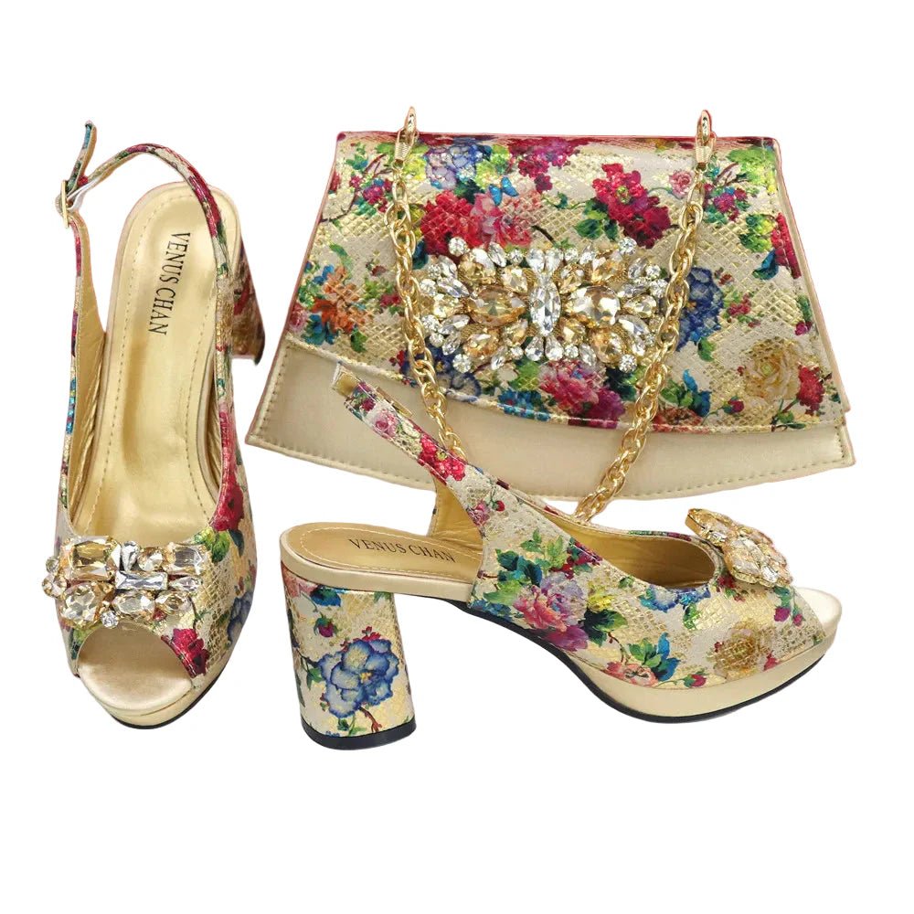 Italian Style Evening Party shoes And Bag Set TYR543 - Luzilly Bridal & Apparel