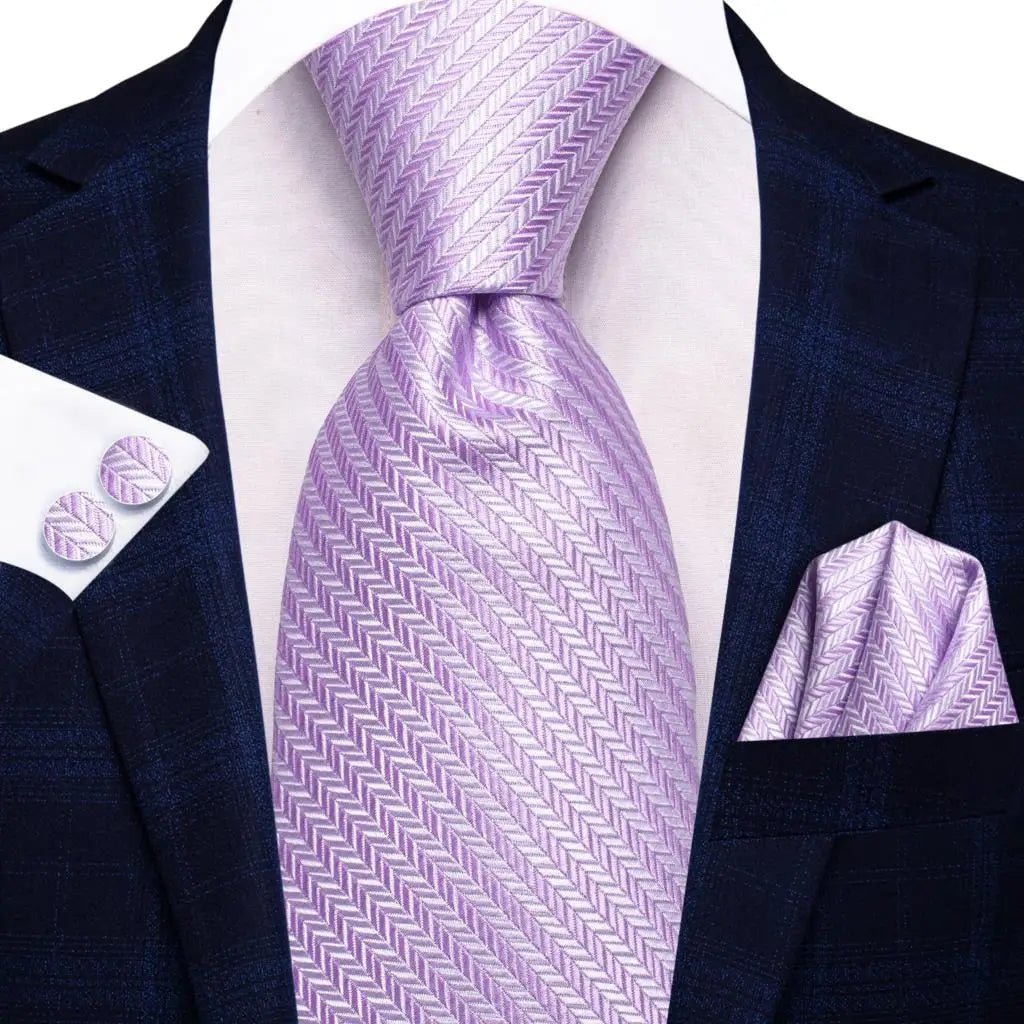 Jacquard Peacock Blue Novelty Design Wedding Tie For Men Hanky Cufflinks Gift Mens Necktie Set Business Party Dropshipping - Luzilly Bridal & Apparel