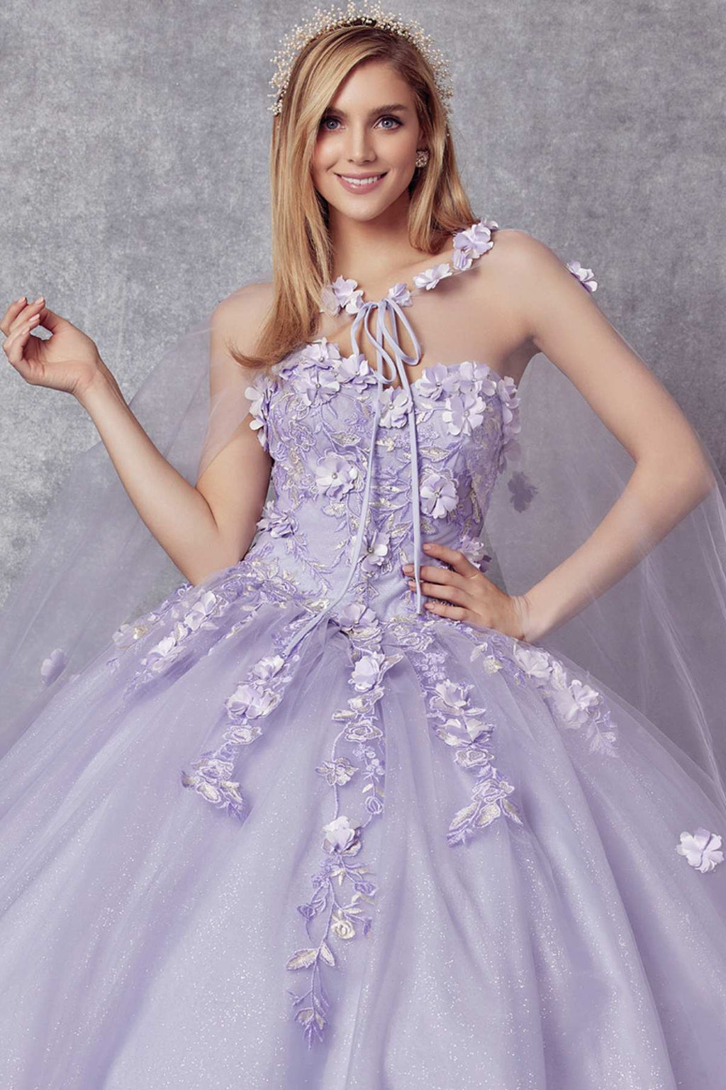 Juliet 1435 A-Line Ball Quinceanera Gown - Luzilly Bridal & Apparel