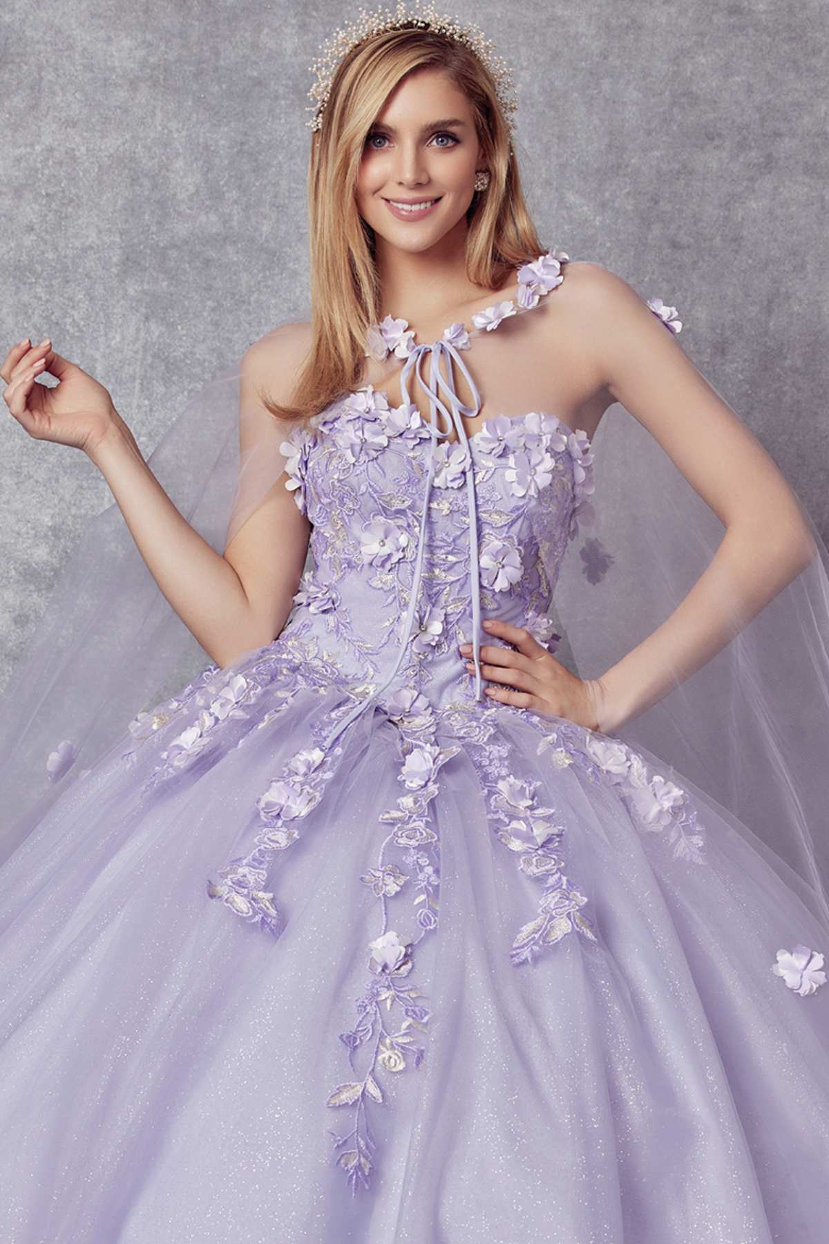 Juliet 1435 A-Line Ball Quinceanera Gown - Luzilly Bridal & Apparel