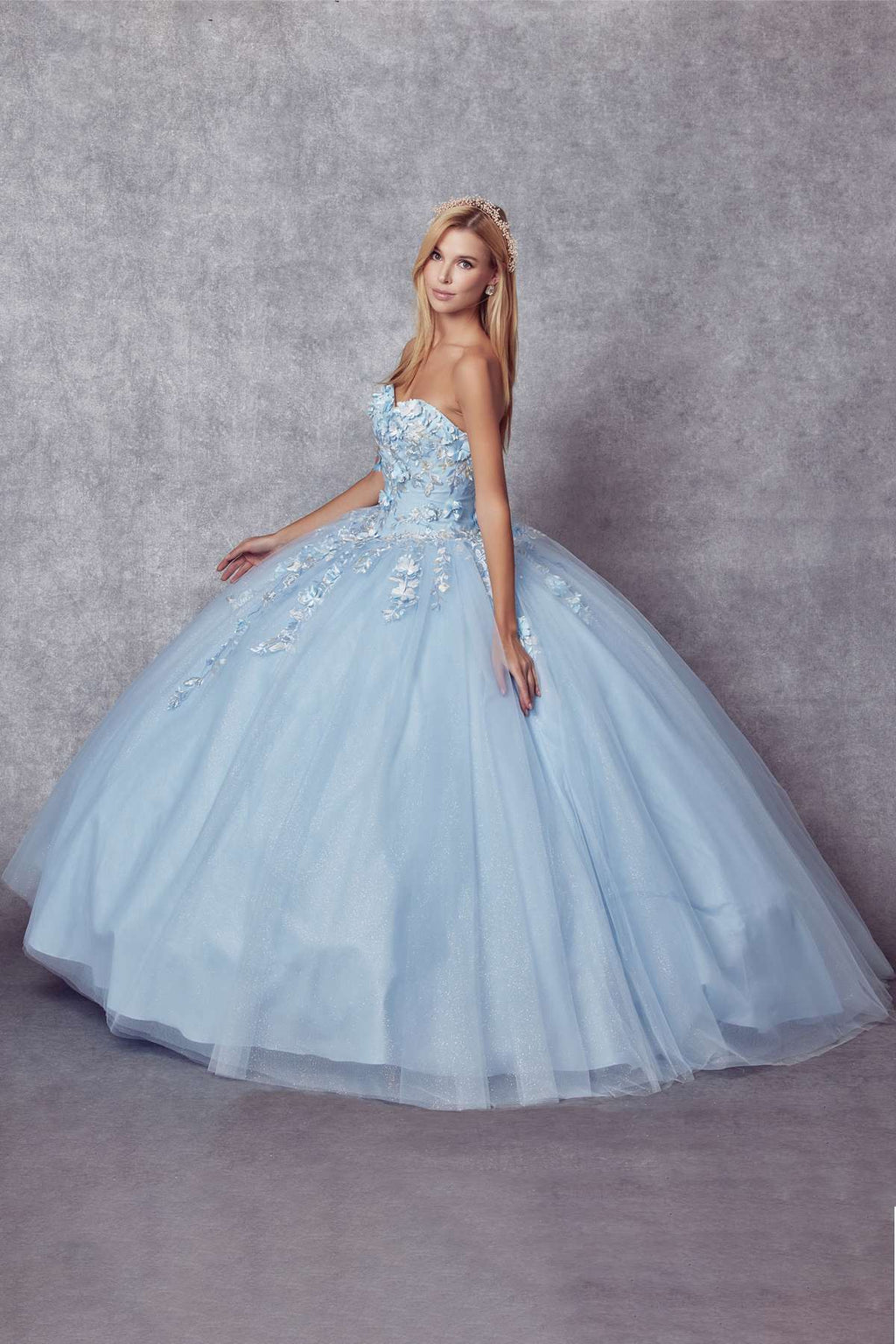 Juliet 1435 A-Line Ball Quinceanera Gown - Luzilly Bridal & Apparel