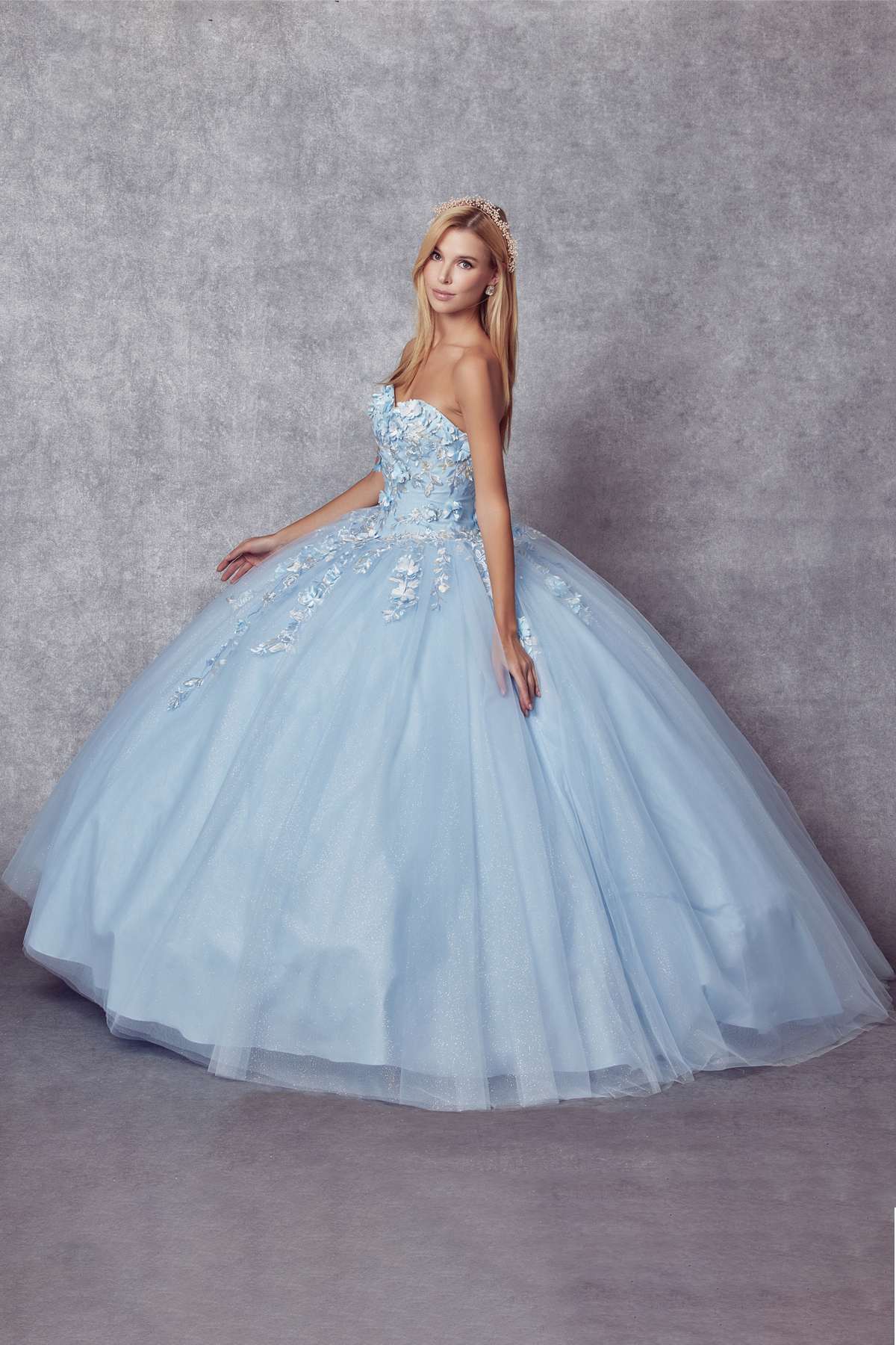 Juliet 1435 A-Line Ball Quinceanera Gown - Luzilly Bridal & Apparel