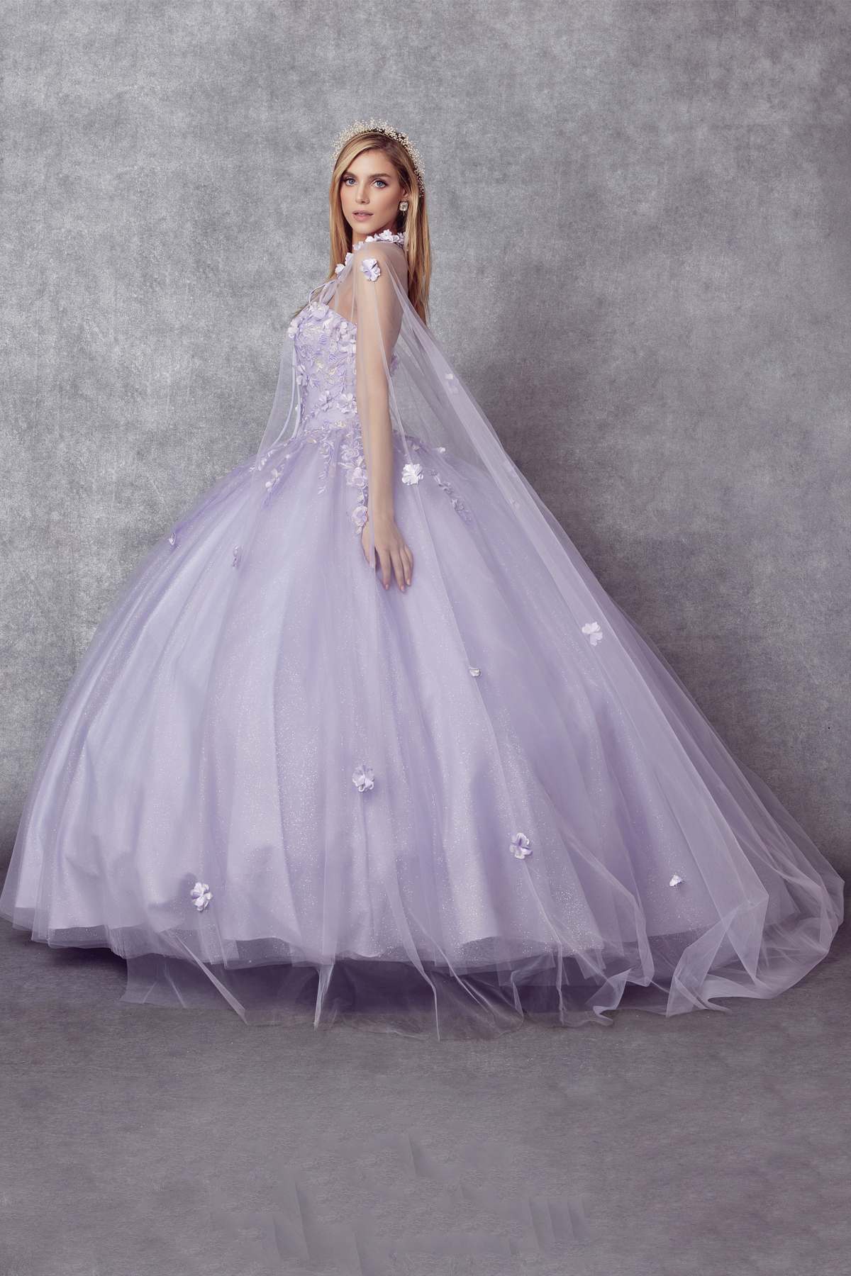 Juliet 1435 A-Line Ball Quinceanera Gown - Luzilly Bridal & Apparel