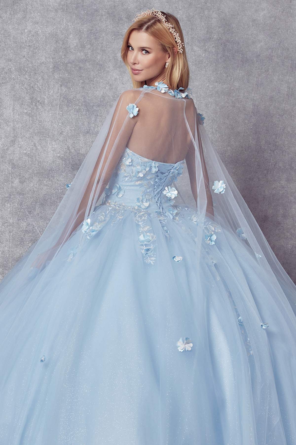 Juliet 1435 A-Line Ball Quinceanera Gown - Luzilly Bridal & Apparel