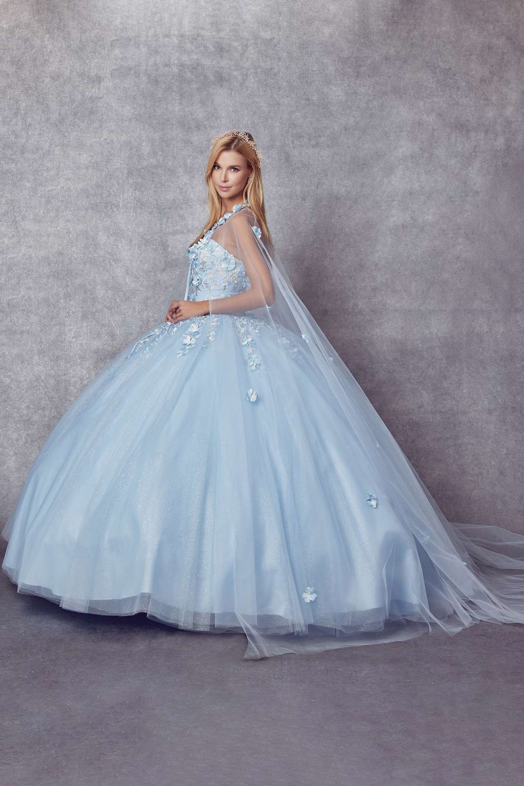 Juliet 1435 A-Line Ball Quinceanera Gown - Luzilly Bridal & Apparel