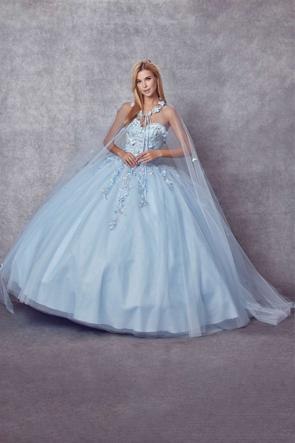 Juliet 1435 A-Line Ball Quinceanera Gown - Luzilly Bridal & Apparel