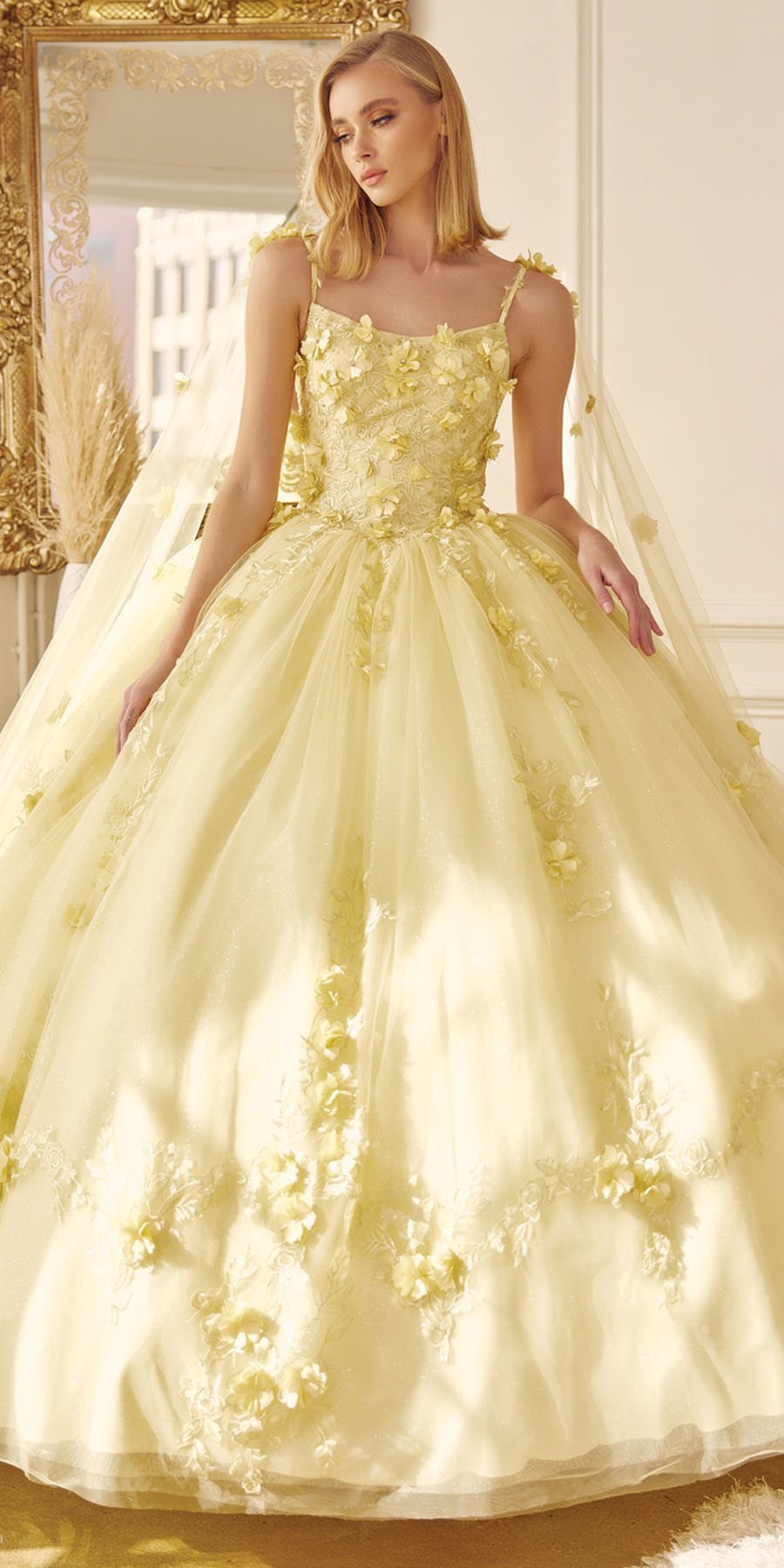 Juliet 1436 A-Line Ball Quinceanera Poofy Gown - Luzilly Bridal & Apparel