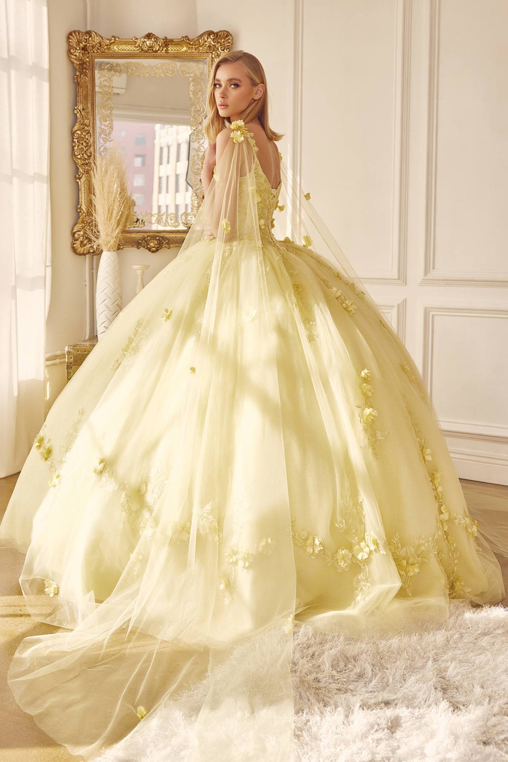 Juliet 1436 A-Line Ball Quinceanera Poofy Gown - Luzilly Bridal & Apparel