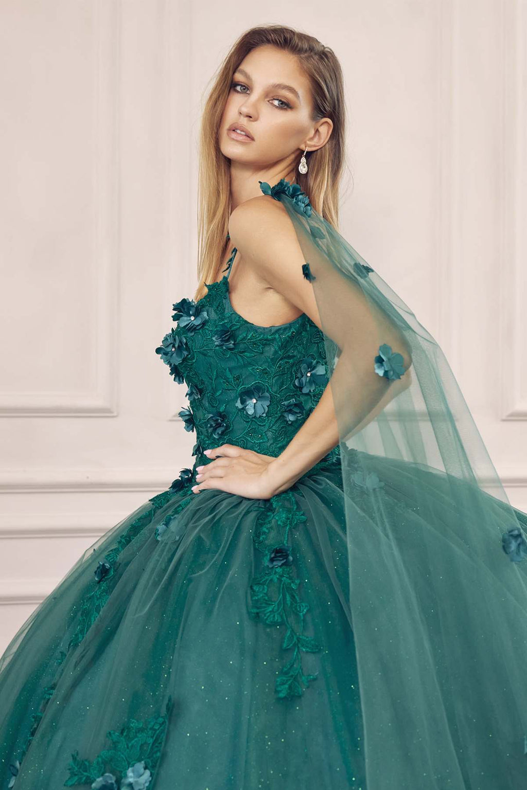 Juliet 1436 A-Line Ball Quinceanera Poofy Gown - Luzilly Bridal & Apparel