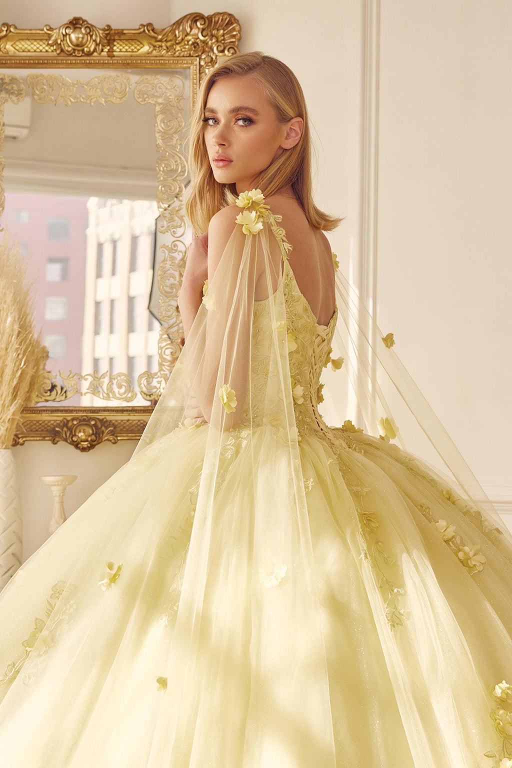 Juliet 1436 A-Line Ball Quinceanera Poofy Gown - Luzilly Bridal & Apparel