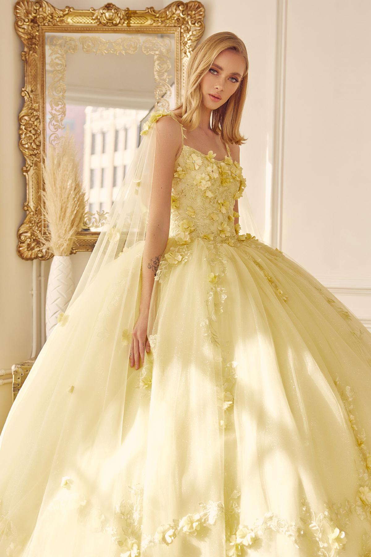 Juliet 1436 A-Line Ball Quinceanera Poofy Gown - Luzilly Bridal & Apparel