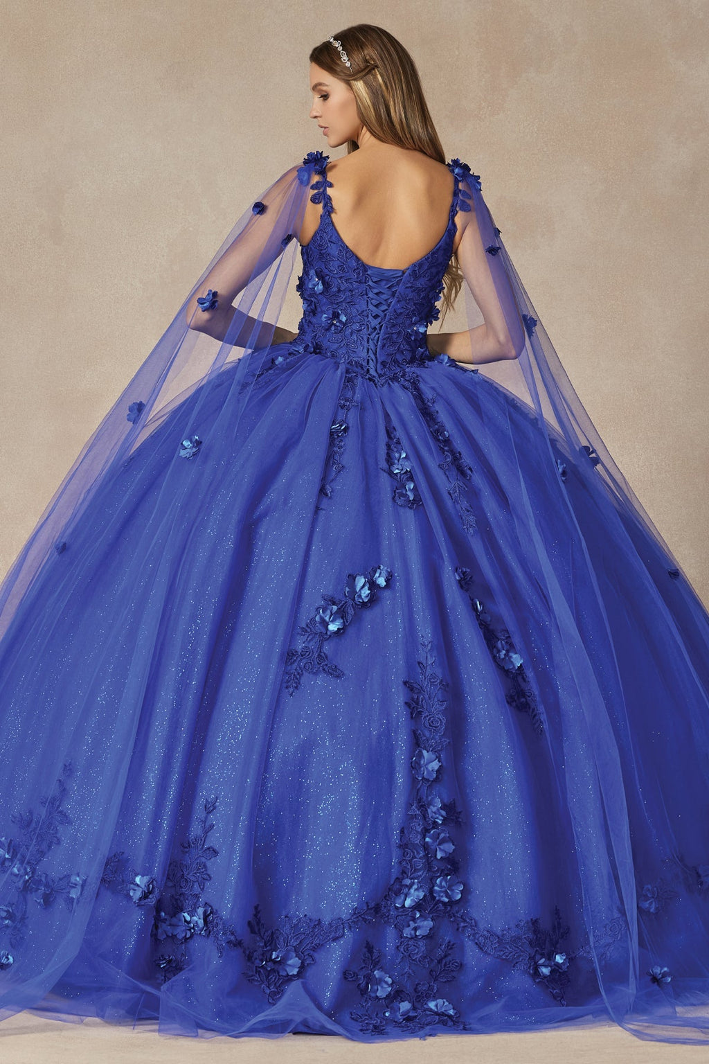 Juliet 1436 A-Line Ball Quinceanera Poofy Gown - Luzilly Bridal & Apparel
