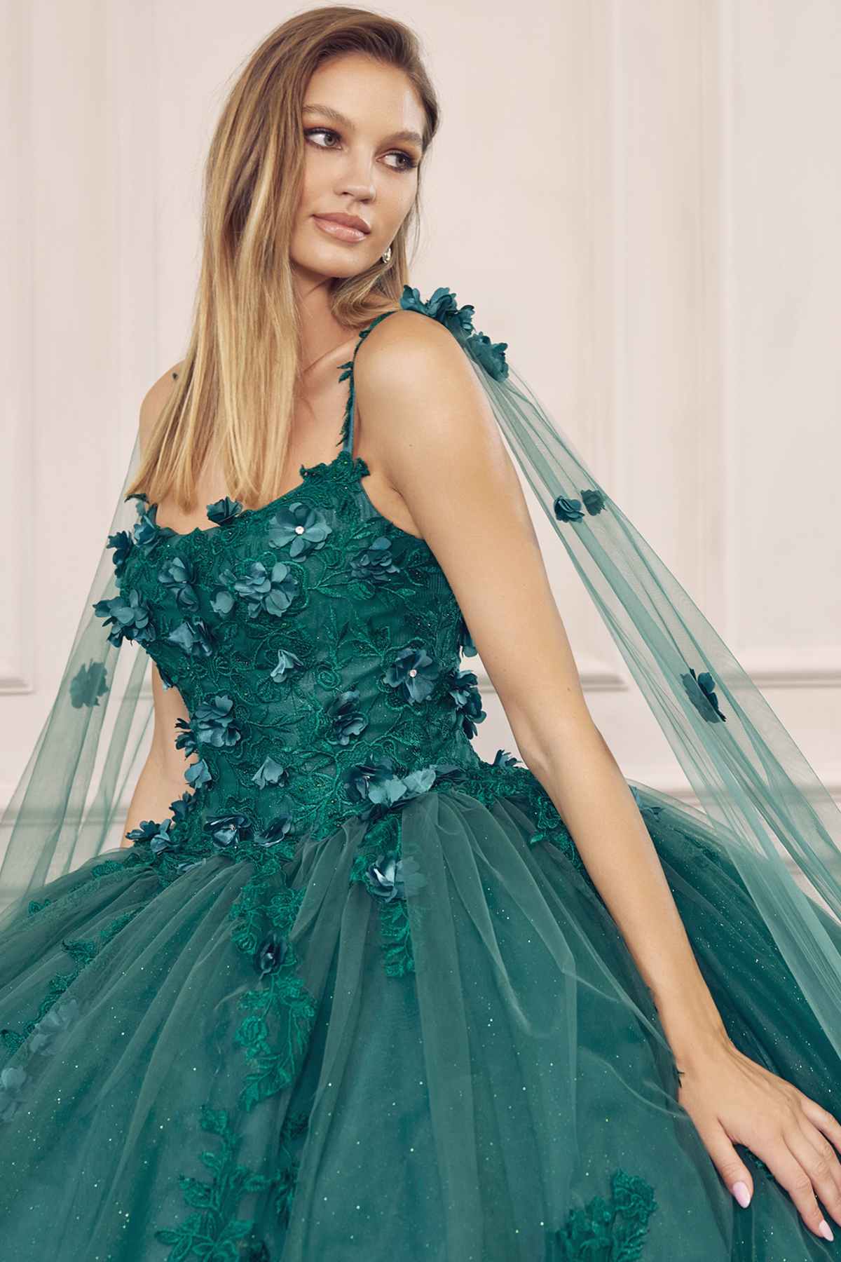Juliet 1436 A-Line Ball Quinceanera Poofy Gown - Luzilly Bridal & Apparel