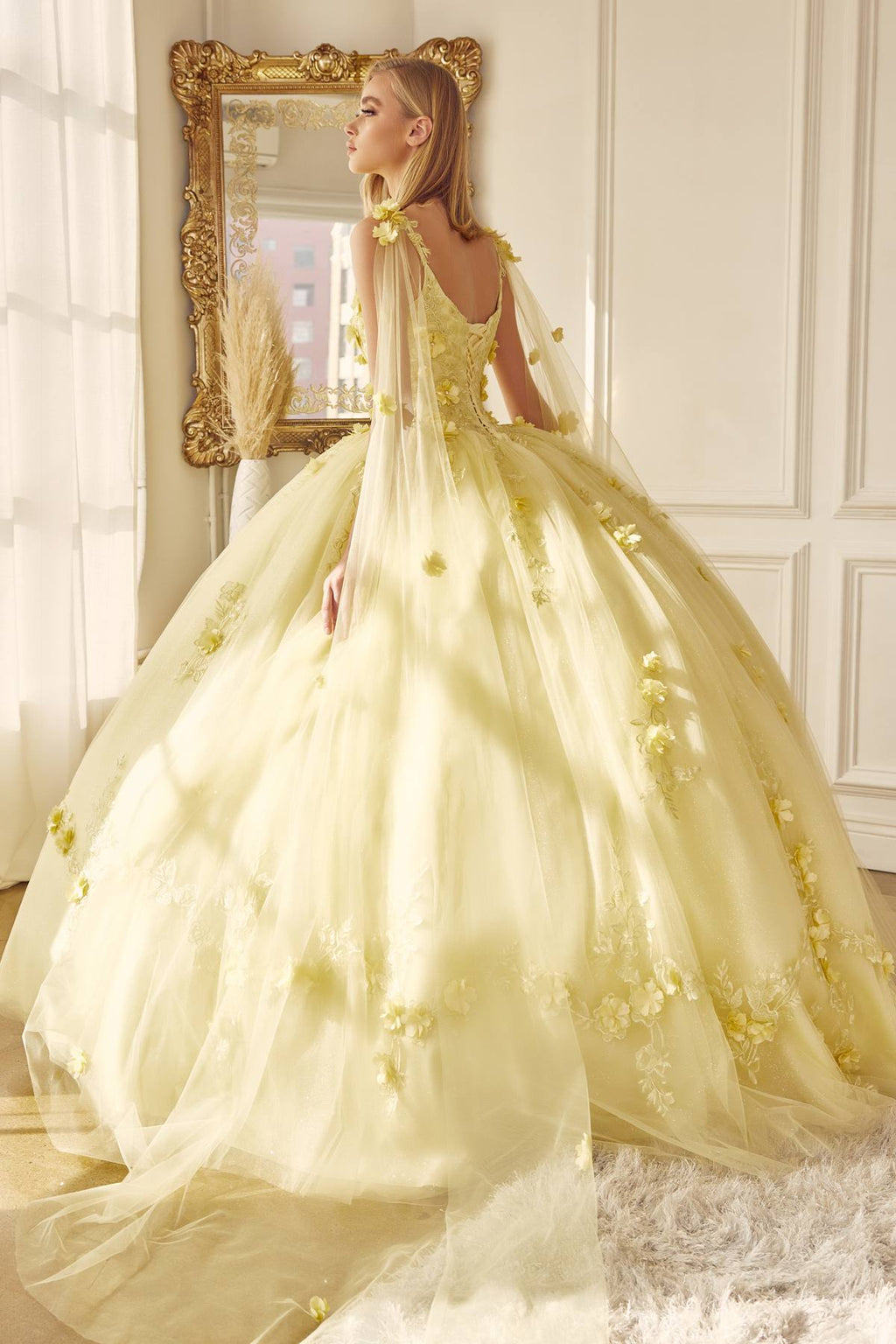 Juliet 1436 A-Line Ball Quinceanera Poofy Gown - Luzilly Bridal & Apparel