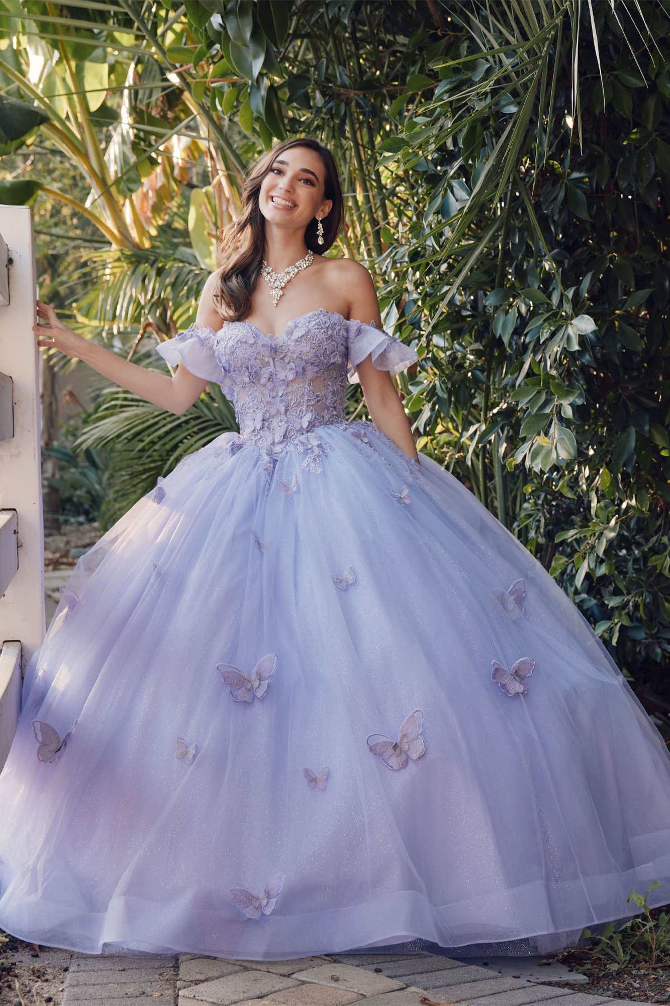 Juliet JT1448J Off the Shoulder A-Line Poofy Quinceanera Ball Gown - Luzilly Bridal & Apparel