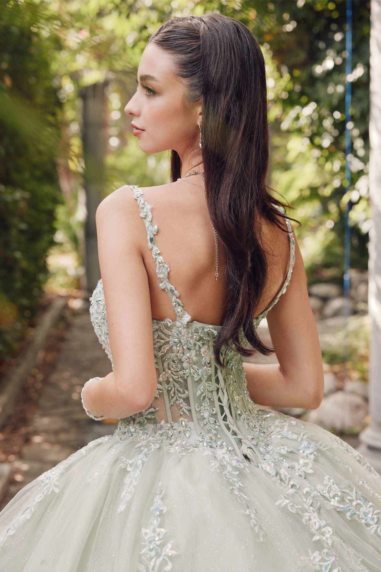 Juliet JT1450J Poofy Sweetheart Corset Boned Quinceanera Ball Gown - Luzilly Bridal & Apparel