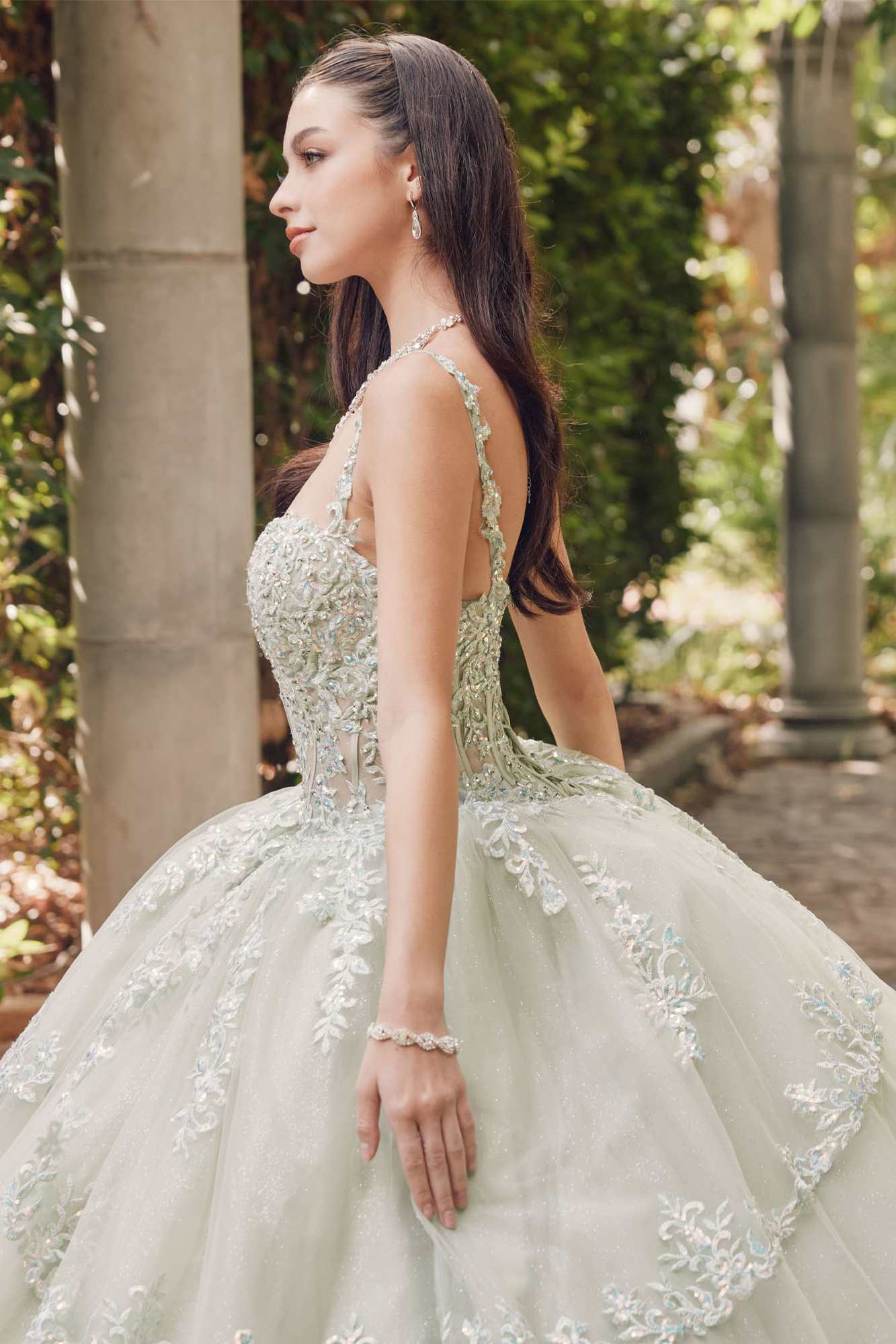 Juliet JT1450J Poofy Sweetheart Corset Boned Quinceanera Ball Gown - Luzilly Bridal & Apparel