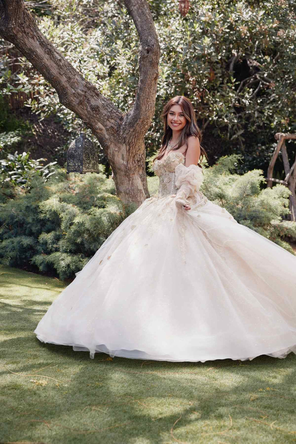 Juliet JT1465H Dress 3d Flowers Applique Puff Sleeve Quinceanera Dress - Luzilly Bridal & Apparel