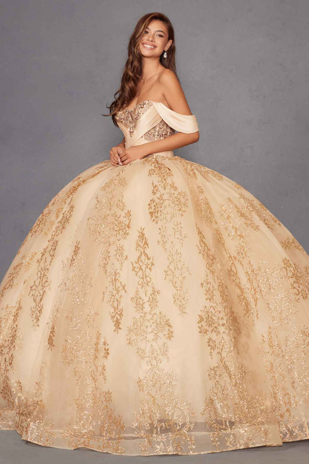 Juliet JT1488H Royal Princess A-Line Ball Gown Quinceanera - Luzilly Bridal & Apparel