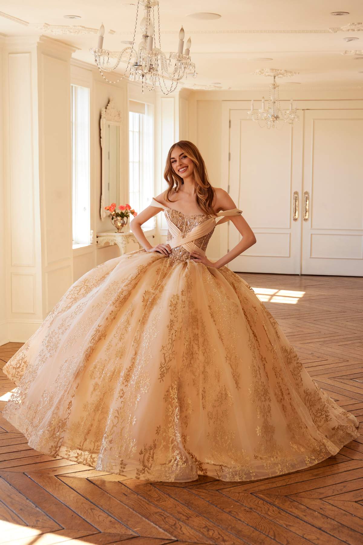 Juliet JT1488H Royal Princess A-Line Ball Gown Quinceanera - Luzilly Bridal & Apparel