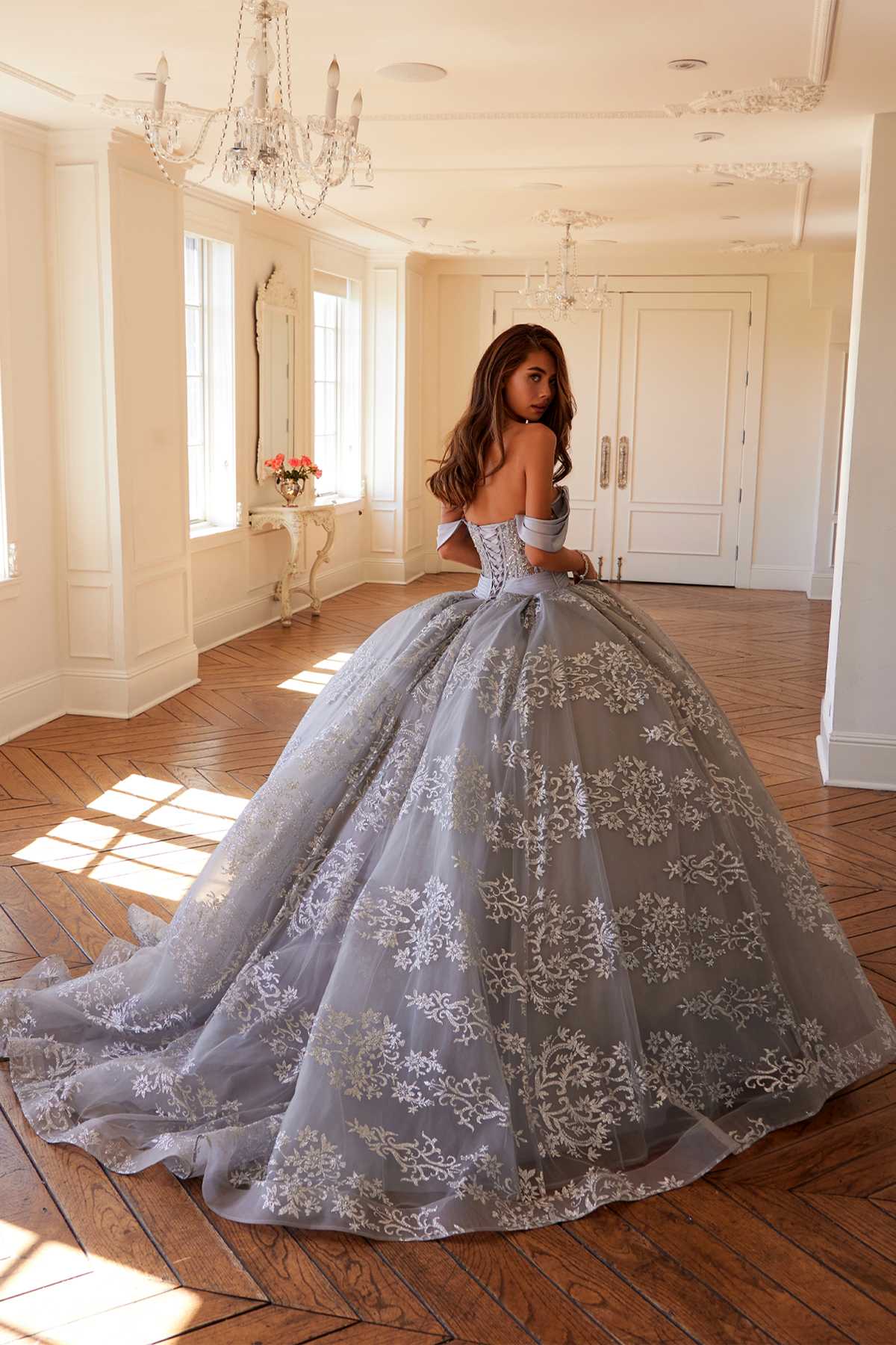 Juliet JT1488H Royal Princess A-Line Ball Gown Quinceanera - Luzilly Bridal & Apparel