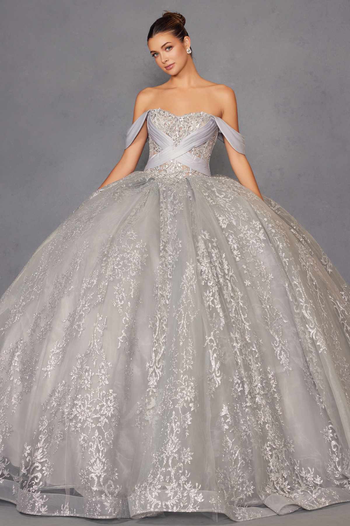 Juliet JT1488H Royal Princess A-Line Ball Gown Quinceanera - Luzilly Bridal & Apparel