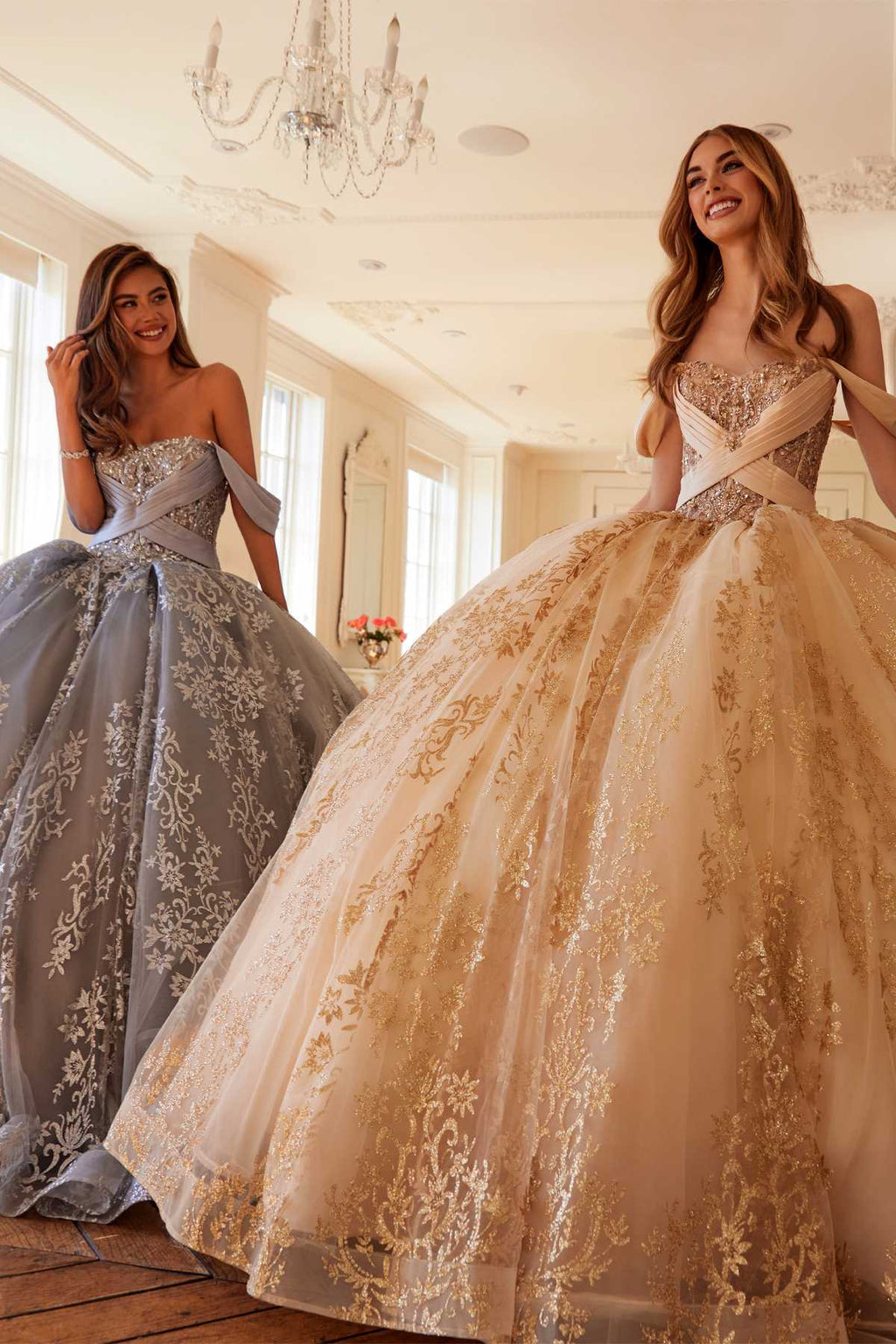 Juliet JT1488H Royal Princess A-Line Ball Gown Quinceanera - Luzilly Bridal & Apparel