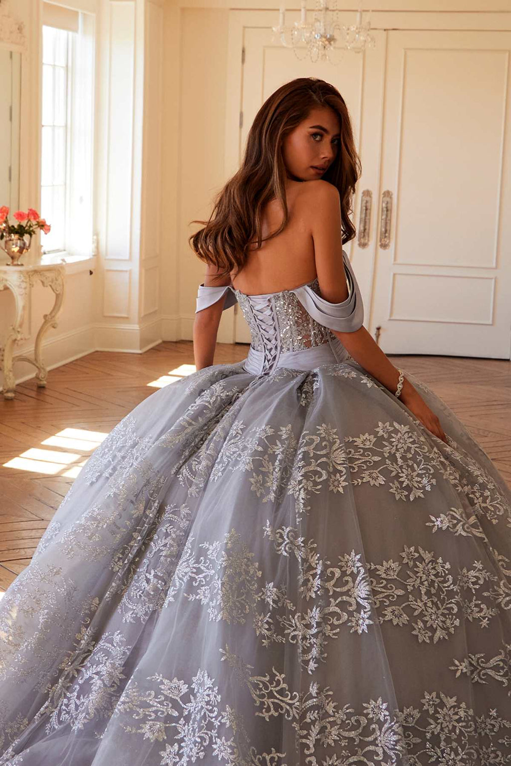 Juliet JT1488H Royal Princess A-Line Ball Gown Quinceanera - Luzilly Bridal & Apparel